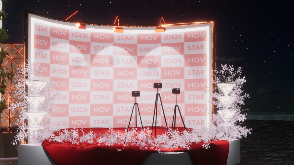 WARUDO(PRO/STANDARD) SHOWCASE ENVIRONMENT - V006 HOV SUPERSTAR SET 3in1