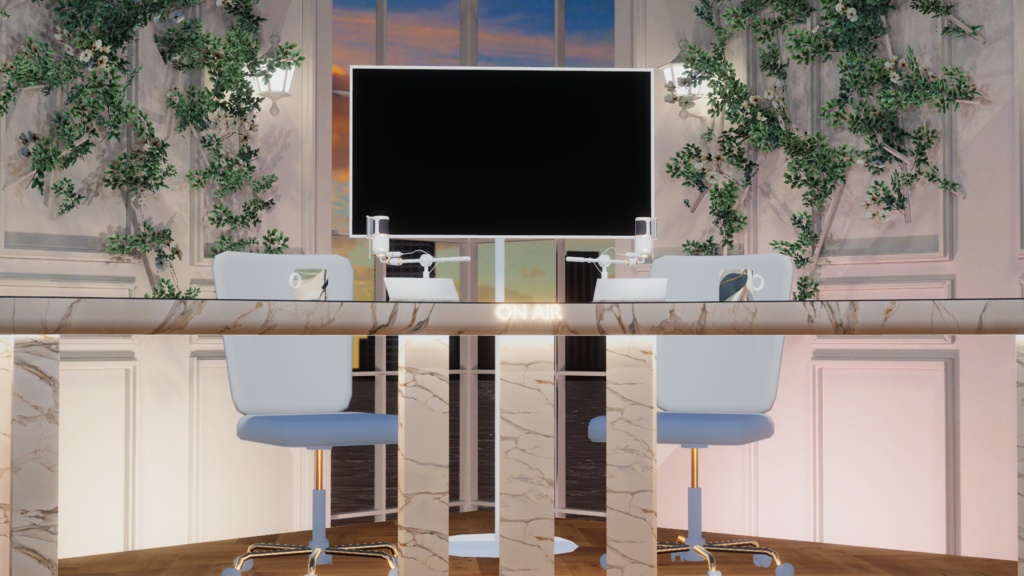 WARUDO(PRO/STANDARD) SHOWCASE ENVIRONMENT - V007 HOV NEWS SET 3in1