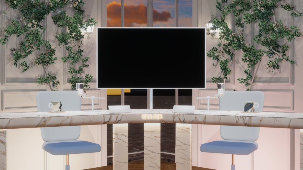 WARUDO(PRO/STANDARD) SHOWCASE ENVIRONMENT - V007 HOV NEWS SET 3in1