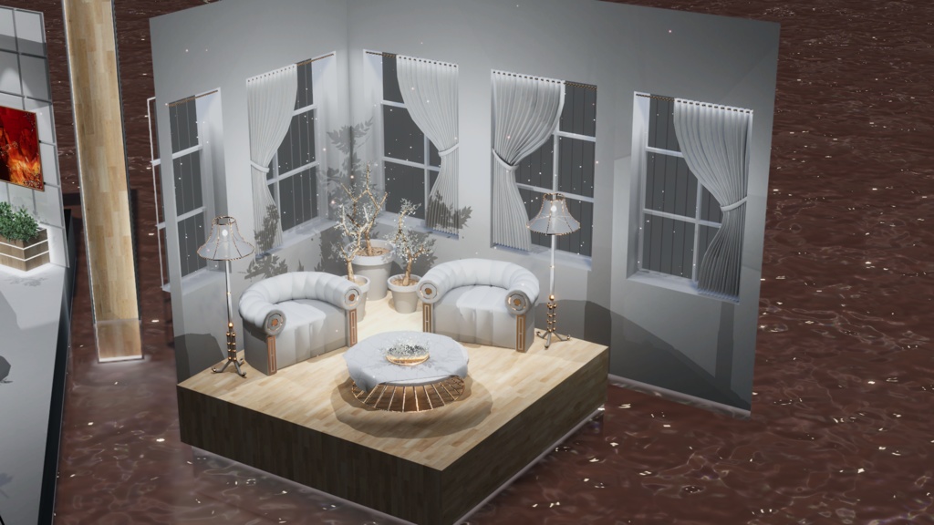 WARUDO(PRO/STANDARD) SHOWCASE ENVIRONMENT - V007 HOV NEWS SET 3in1