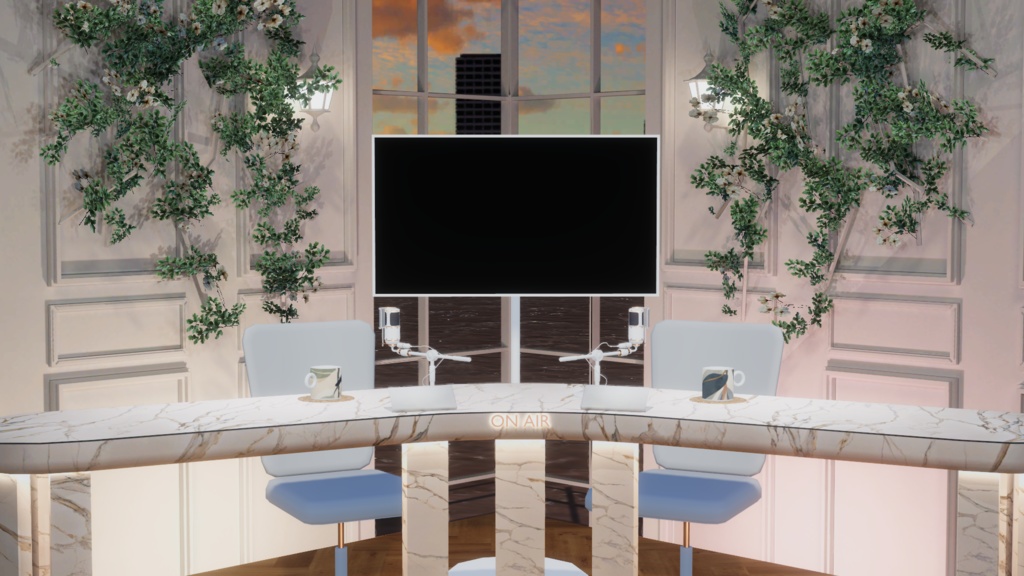 WARUDO(PRO/STANDARD) SHOWCASE ENVIRONMENT - V007 HOV NEWS SET 3in1