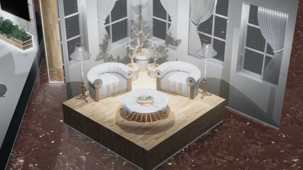 WARUDO(PRO/STANDARD) SHOWCASE ENVIRONMENT - V007 HOV NEWS SET 3in1