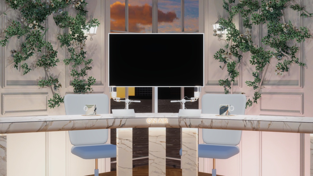 WARUDO(PRO/STANDARD) SHOWCASE ENVIRONMENT - V007 HOV NEWS SET 3in1