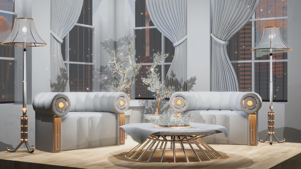 WARUDO(PRO/STANDARD) SHOWCASE ENVIRONMENT - V007 HOV NEWS SET 3in1