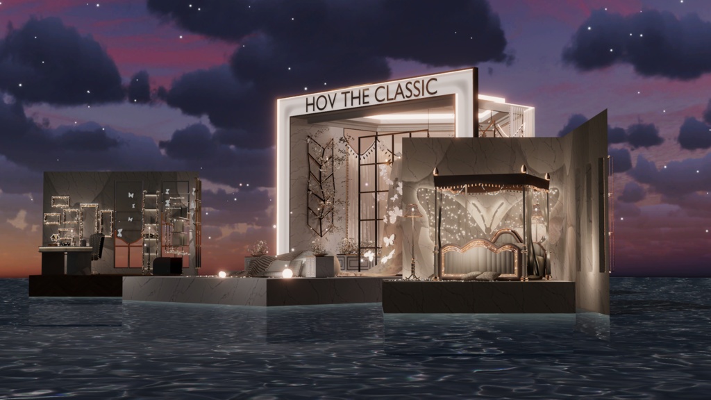 WARUDO(PRO/STANDARD) SHOWCASE ENVIRONMENT - V008 HOV THE CLASSIC SET 4color in1