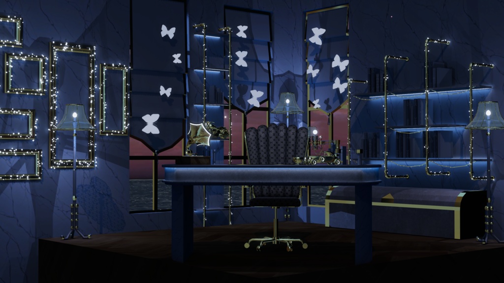 WARUDO(PRO/STANDARD) SHOWCASE ENVIRONMENT - V008 HOV THE CLASSIC SET 4color in1