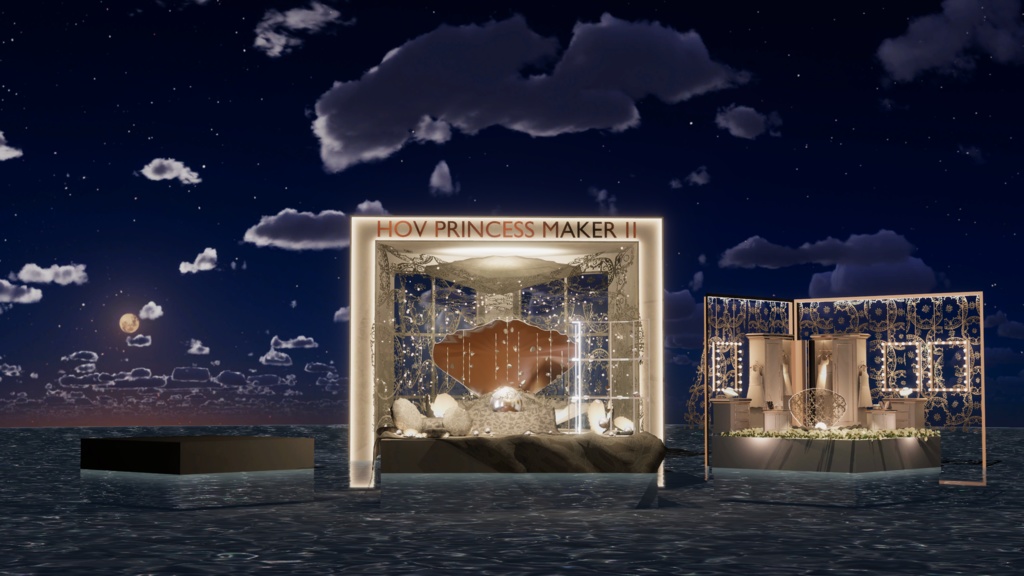 WARUDO(PRO/STANDARD) SHOWCASE ENVIRONMENT - V009 HOV PRINCESS MAKER2 SET 2color in1