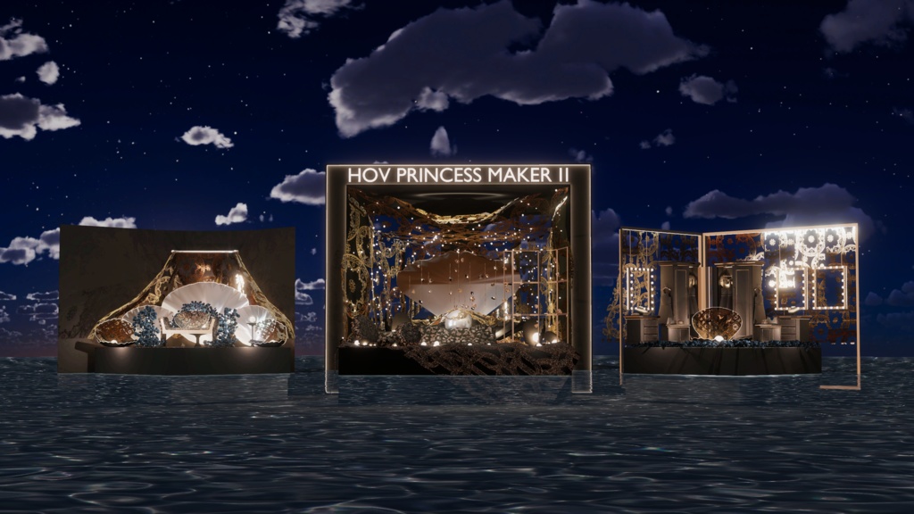 WARUDO(PRO/STANDARD) SHOWCASE ENVIRONMENT - V009 HOV PRINCESS MAKER2 SET 2color in1