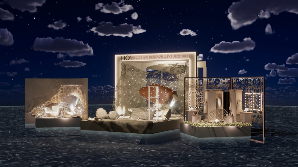 WARUDO(PRO/STANDARD) SHOWCASE ENVIRONMENT - V009 HOV PRINCESS MAKER2 SET 2color in1