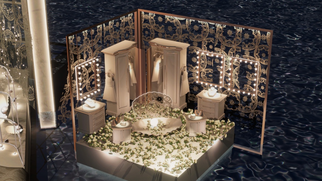 WARUDO(PRO/STANDARD) SHOWCASE ENVIRONMENT - V009 HOV PRINCESS MAKER2 SET 2color in1