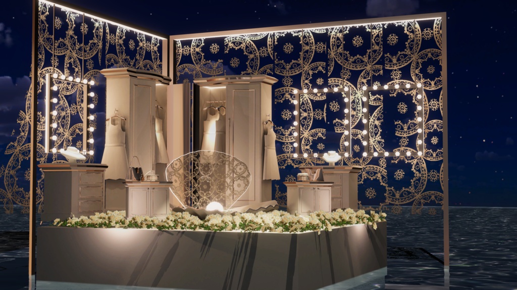 WARUDO(PRO/STANDARD) SHOWCASE ENVIRONMENT - V009 HOV PRINCESS MAKER2 SET 2color in1