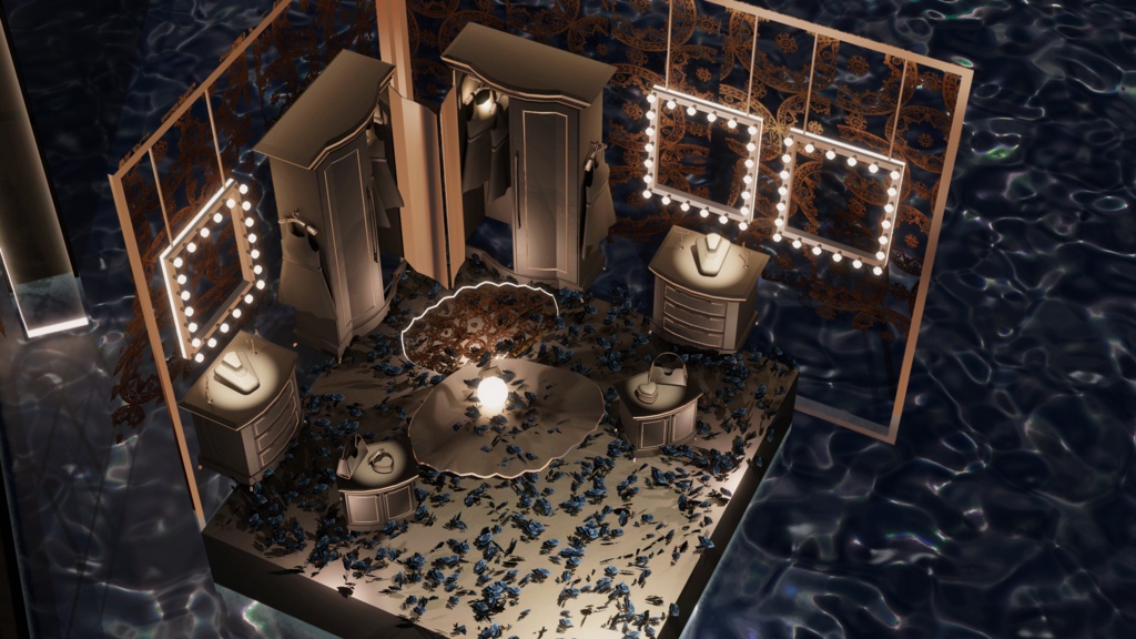 WARUDO(PRO/STANDARD) SHOWCASE ENVIRONMENT - V009 HOV PRINCESS MAKER2 SET 2color in1