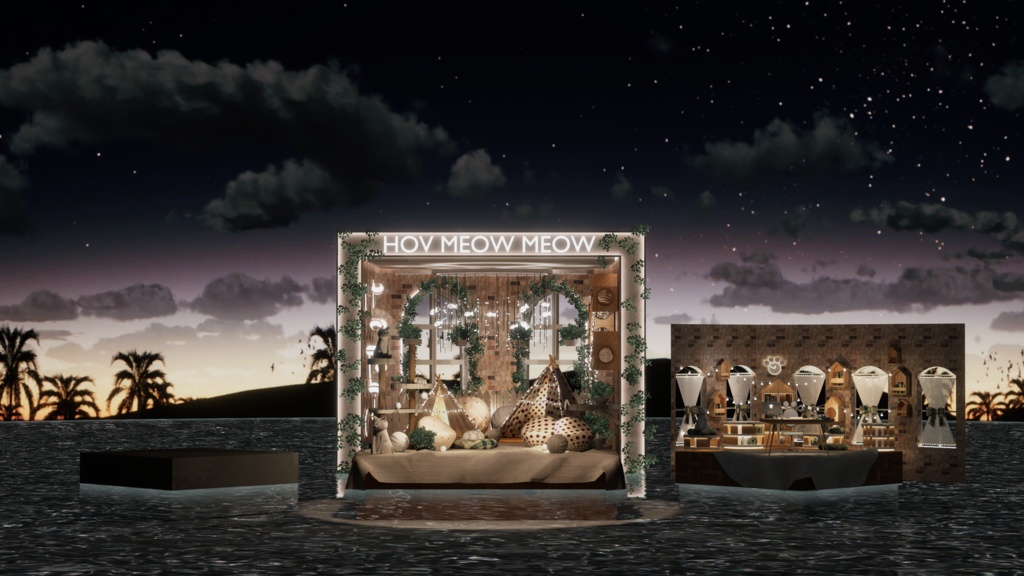 WARUDO(PRO/STANDARD) SHOWCASE ENVIRONMENT - V010 HOV MEOW MEOW SET