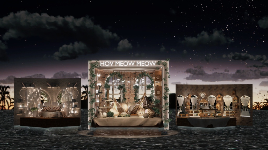 WARUDO(PRO/STANDARD) SHOWCASE ENVIRONMENT - V010 HOV MEOW MEOW SET