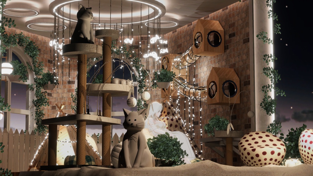 WARUDO(PRO/STANDARD) SHOWCASE ENVIRONMENT - V010 HOV MEOW MEOW SET