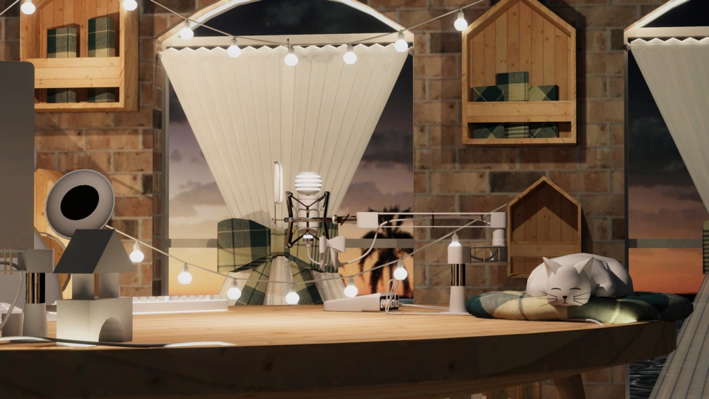 WARUDO(PRO/STANDARD) SHOWCASE ENVIRONMENT - V010 HOV MEOW MEOW SET