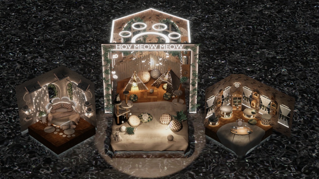 WARUDO(PRO/STANDARD) SHOWCASE ENVIRONMENT - V010 HOV MEOW MEOW SET