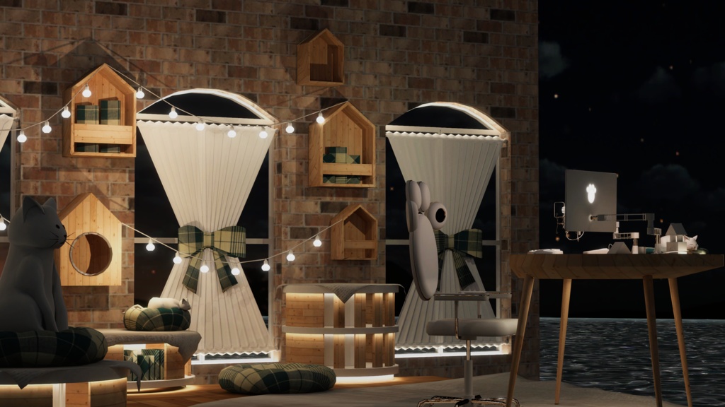 WARUDO(PRO/STANDARD) SHOWCASE ENVIRONMENT - V010 HOV MEOW MEOW SET