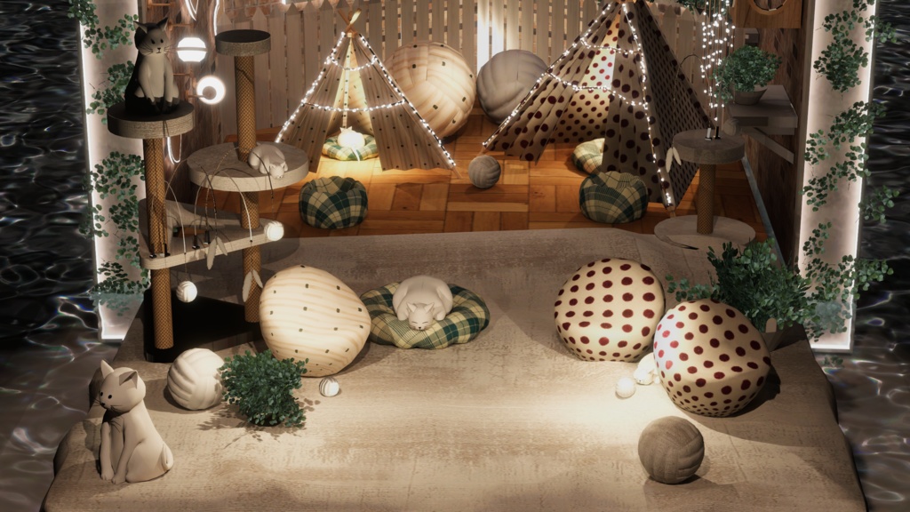 WARUDO(PRO/STANDARD) SHOWCASE ENVIRONMENT - V010 HOV MEOW MEOW SET