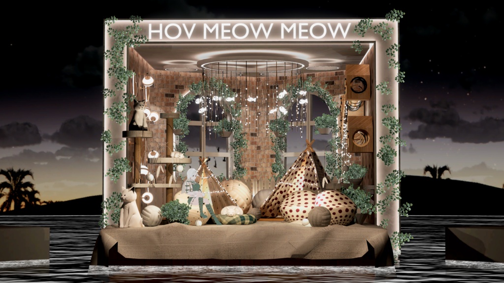 WARUDO(PRO/STANDARD) SHOWCASE ENVIRONMENT - V010 HOV MEOW MEOW SET