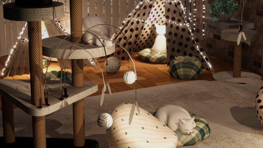 WARUDO(PRO/STANDARD) SHOWCASE ENVIRONMENT - V010 HOV MEOW MEOW SET