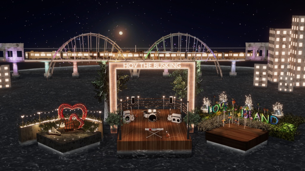 WARUDO(PRO/STANDARD) SHOWCASE ENVIRONMENT - V011 HOV THE BUSKING SET + FREE MIC