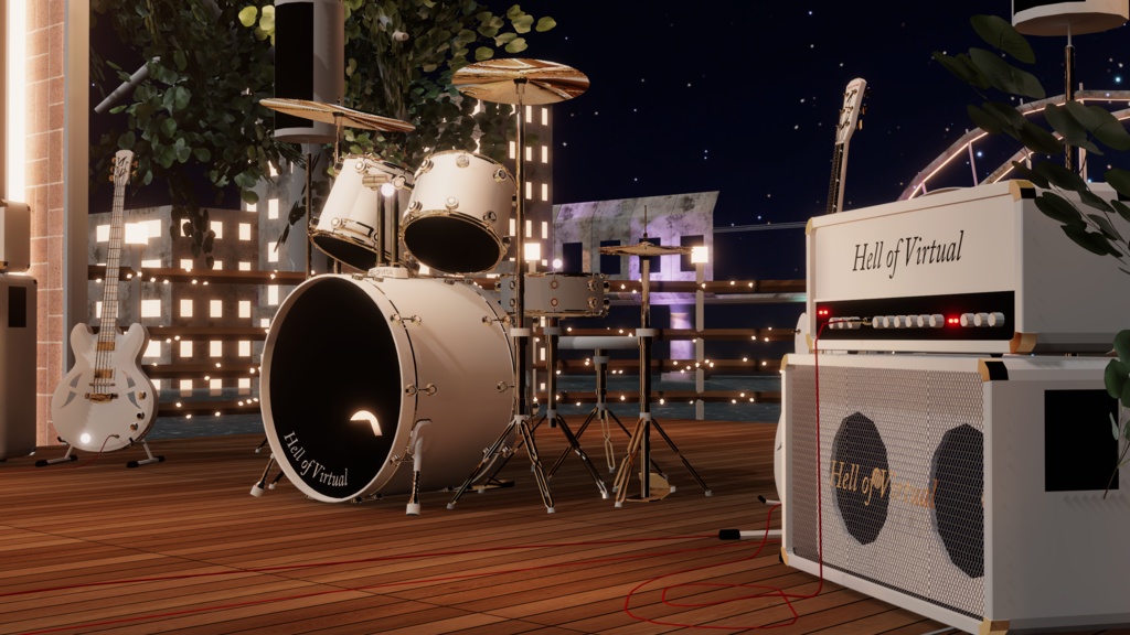 WARUDO(PRO/STANDARD) SHOWCASE ENVIRONMENT - V011 HOV THE BUSKING SET + FREE MIC