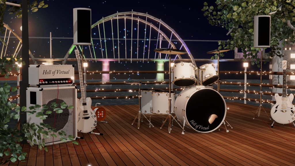 WARUDO(PRO/STANDARD) SHOWCASE ENVIRONMENT - V011 HOV THE BUSKING SET + FREE MIC
