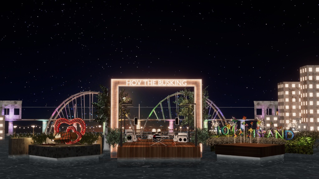 WARUDO(PRO/STANDARD) SHOWCASE ENVIRONMENT - V011 HOV THE BUSKING SET + FREE MIC