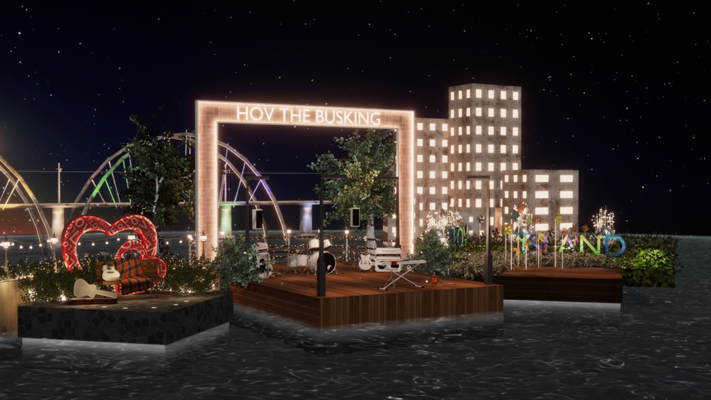 WARUDO(PRO/STANDARD) SHOWCASE ENVIRONMENT - V011 HOV THE BUSKING SET + FREE MIC