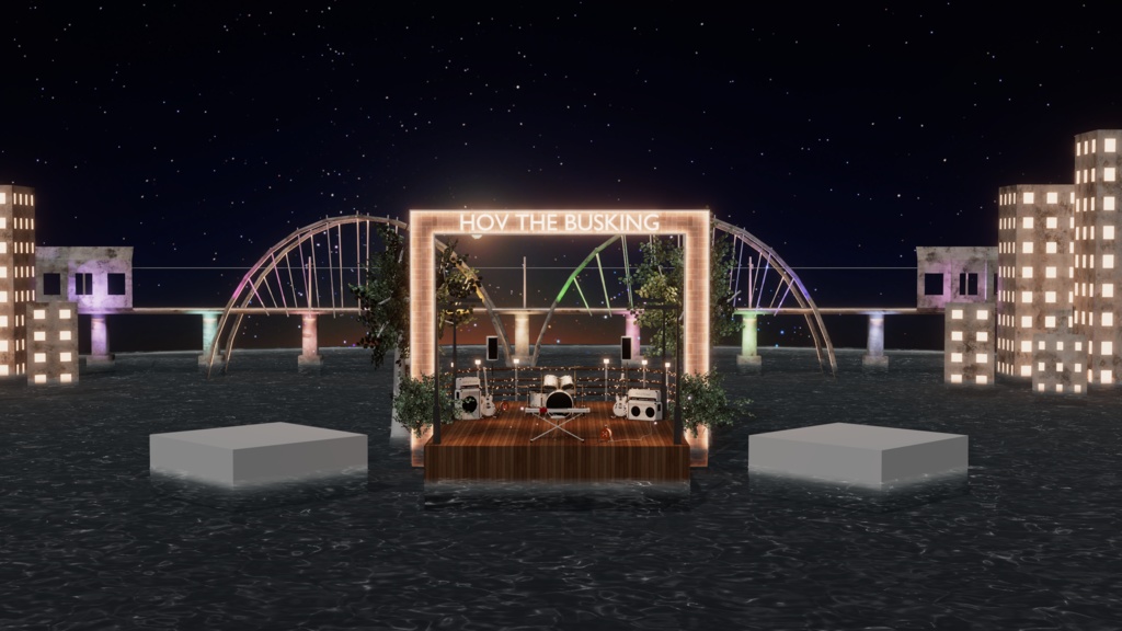 WARUDO(PRO/STANDARD) SHOWCASE ENVIRONMENT - V011 HOV THE BUSKING SET + FREE MIC