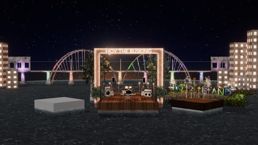 WARUDO(PRO/STANDARD) SHOWCASE ENVIRONMENT - V011 HOV THE BUSKING SET + FREE MIC