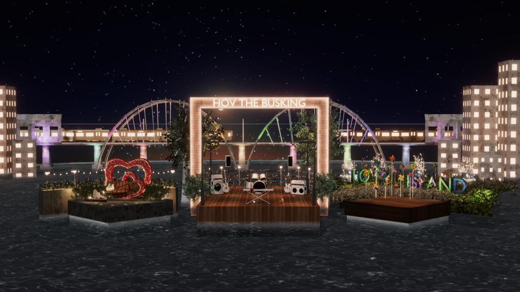 WARUDO(PRO/STANDARD) SHOWCASE ENVIRONMENT - V011 HOV THE BUSKING SET + FREE MIC