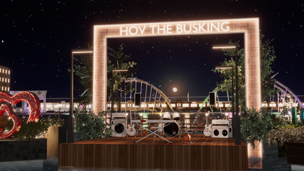 WARUDO(PRO/STANDARD) SHOWCASE ENVIRONMENT - V011 HOV THE BUSKING SET + FREE MIC