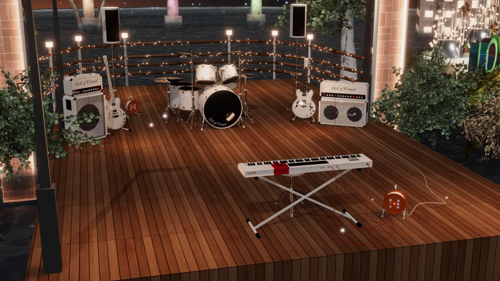 WARUDO(PRO/STANDARD) SHOWCASE ENVIRONMENT - V011 HOV THE BUSKING SET + FREE MIC