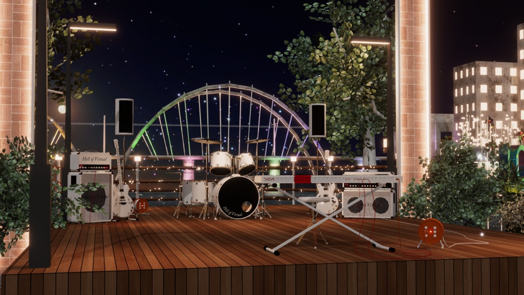WARUDO(PRO/STANDARD) SHOWCASE ENVIRONMENT - V011 HOV THE BUSKING SET + FREE MIC