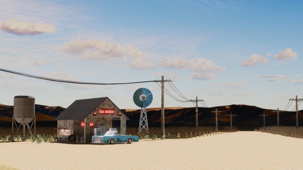 WARUDO와루도(PRO/STANDARD) ENVIRONMENT W064-THE CROSSROAD(2in1)