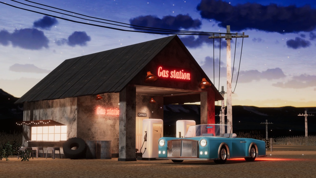 WARUDO와루도(PRO/STANDARD) ENVIRONMENT W064-THE CROSSROAD(2in1)