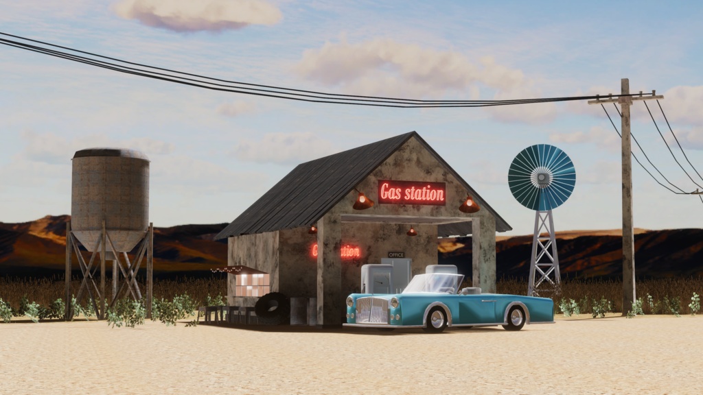 WARUDO와루도(PRO/STANDARD) ENVIRONMENT W064-THE CROSSROAD(2in1)