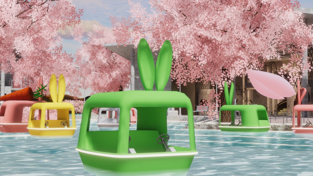 WARUDO와루도(PRO/STANDARD) ENVIRONMENT W065-RABBIT PARK(2in1)