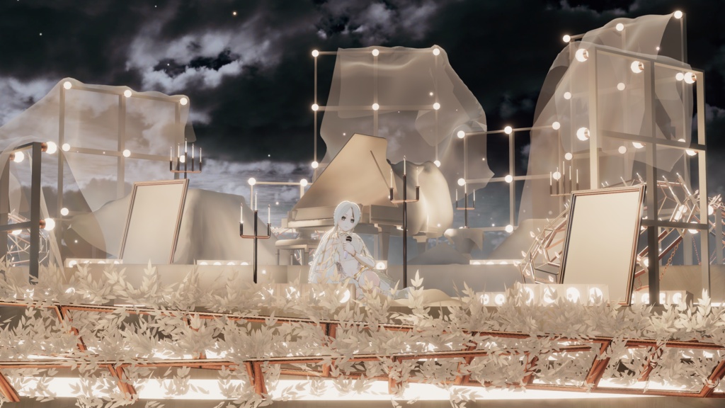 WARUDO와루도(PRO/STANDARD) ENVIRONMENT W069 STAGE THE WHITE 2(free mic prop)