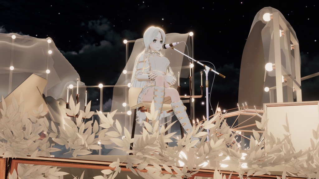 WARUDO와루도(PRO/STANDARD) ENVIRONMENT W069 STAGE THE WHITE 2(free mic prop)