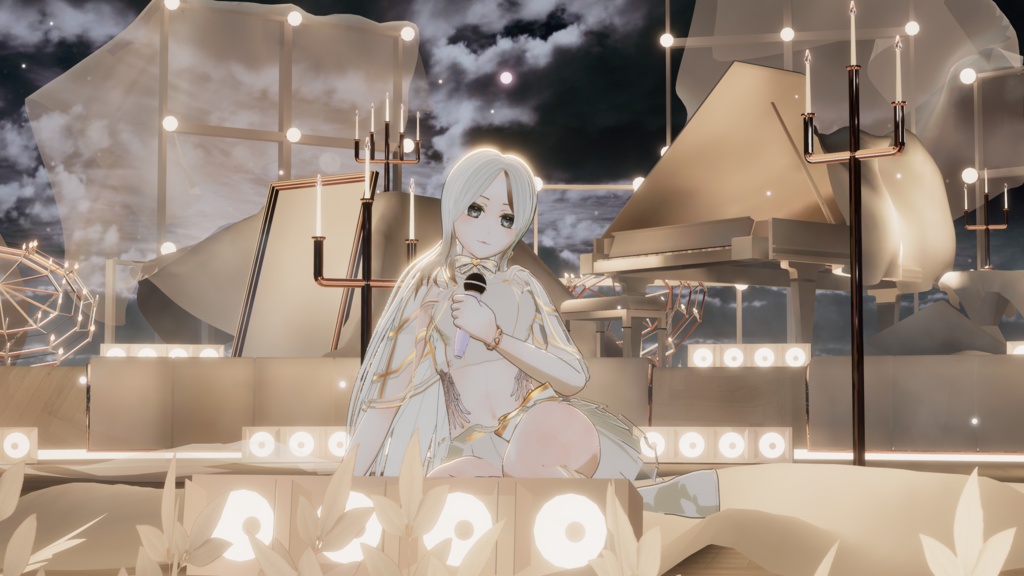 WARUDO와루도(PRO/STANDARD) ENVIRONMENT W069 STAGE THE WHITE 2(free mic prop)