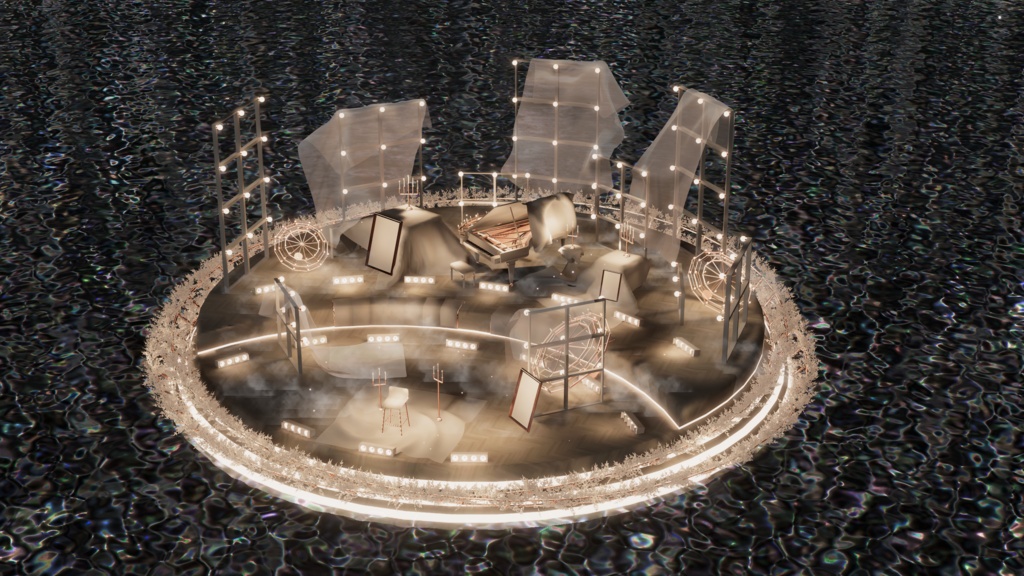 WARUDO와루도(PRO/STANDARD) ENVIRONMENT W069 STAGE THE WHITE 2(free mic prop)