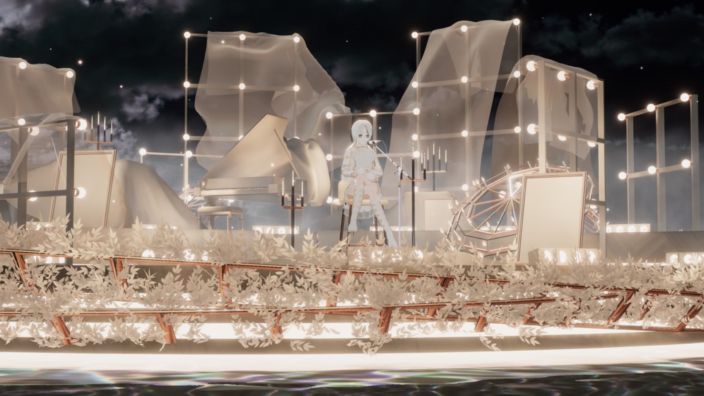 WARUDO와루도(PRO/STANDARD) ENVIRONMENT W069 STAGE THE WHITE 2(free mic prop)