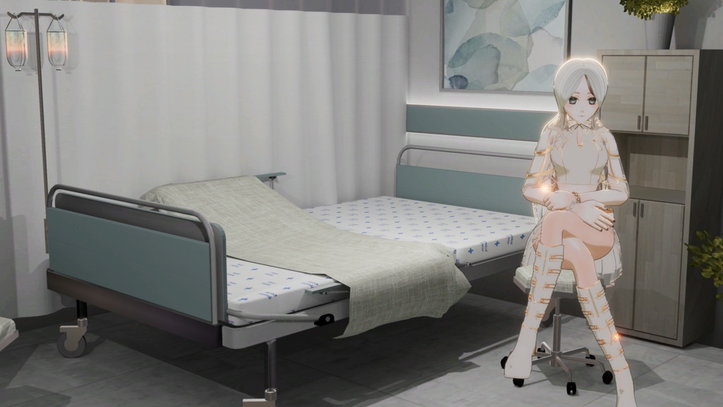 WARUDO(PRO/STANDARD) SHOWCASE ENVIRONMENT - V012 MEDICAL CENTER SET 3in1