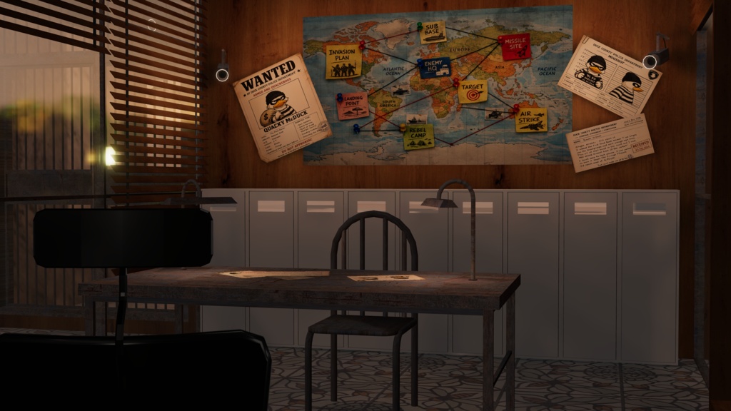 WARUDO(PRO/STANDARD) SHOWCASE ENVIRONMENT - V013 POLICE STATION SET 3in1