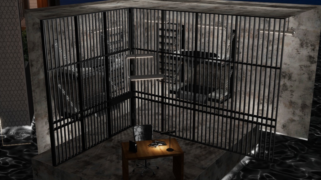 WARUDO(PRO/STANDARD) SHOWCASE ENVIRONMENT - V013 POLICE STATION SET 3in1