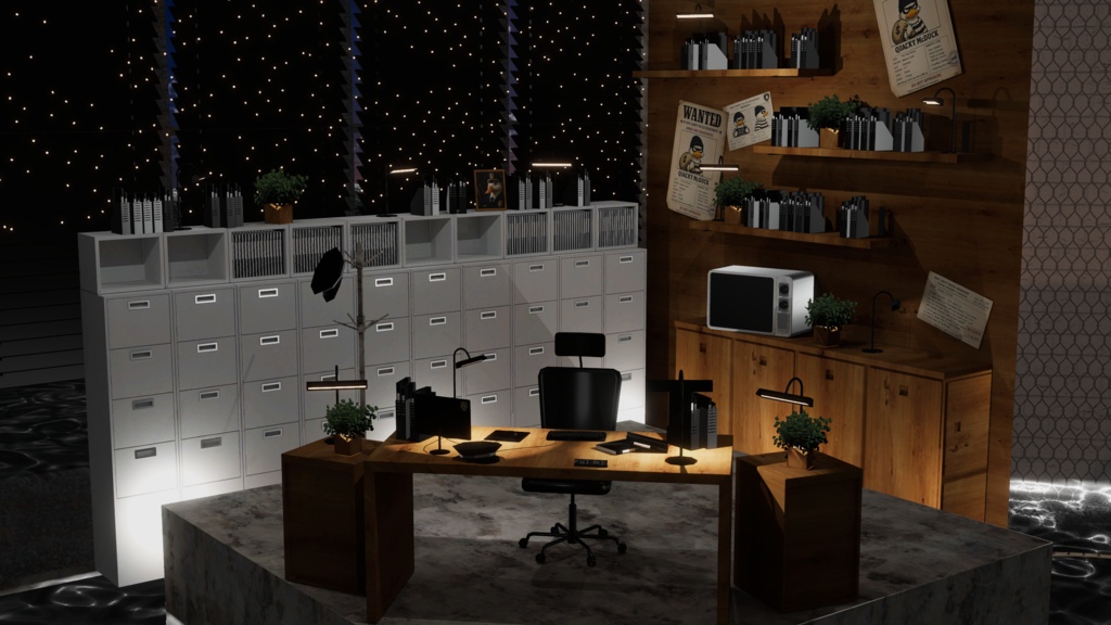 WARUDO(PRO/STANDARD) SHOWCASE ENVIRONMENT - V013 POLICE STATION SET 3in1