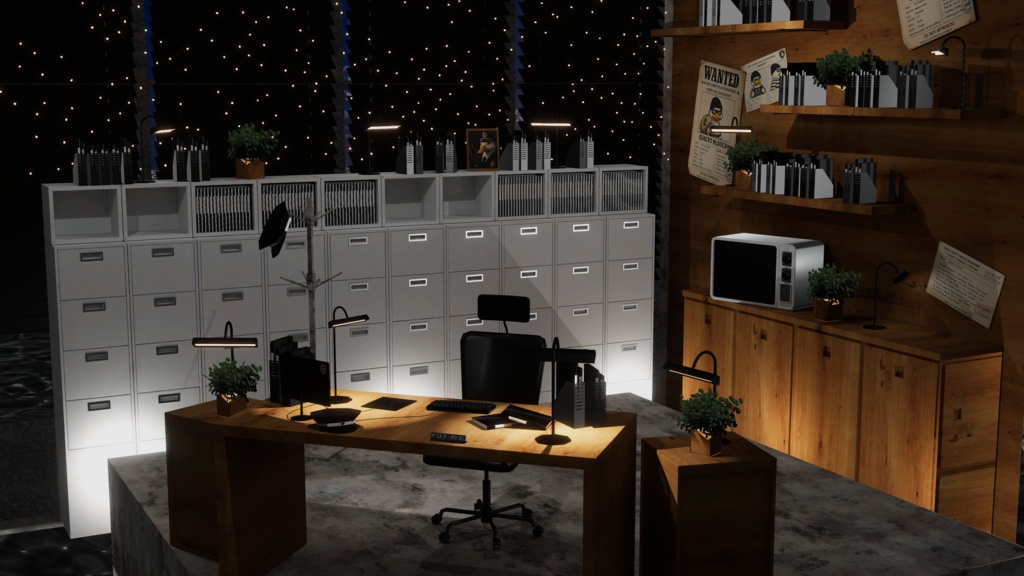 WARUDO(PRO/STANDARD) SHOWCASE ENVIRONMENT - V013 POLICE STATION SET 3in1